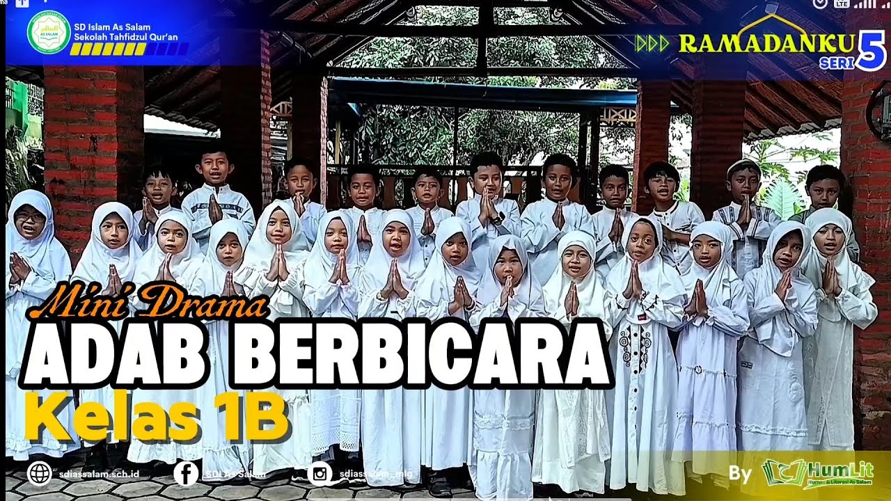 9. Ramadanku Seri 5 || Adab Berbicara (Kelas 1B)