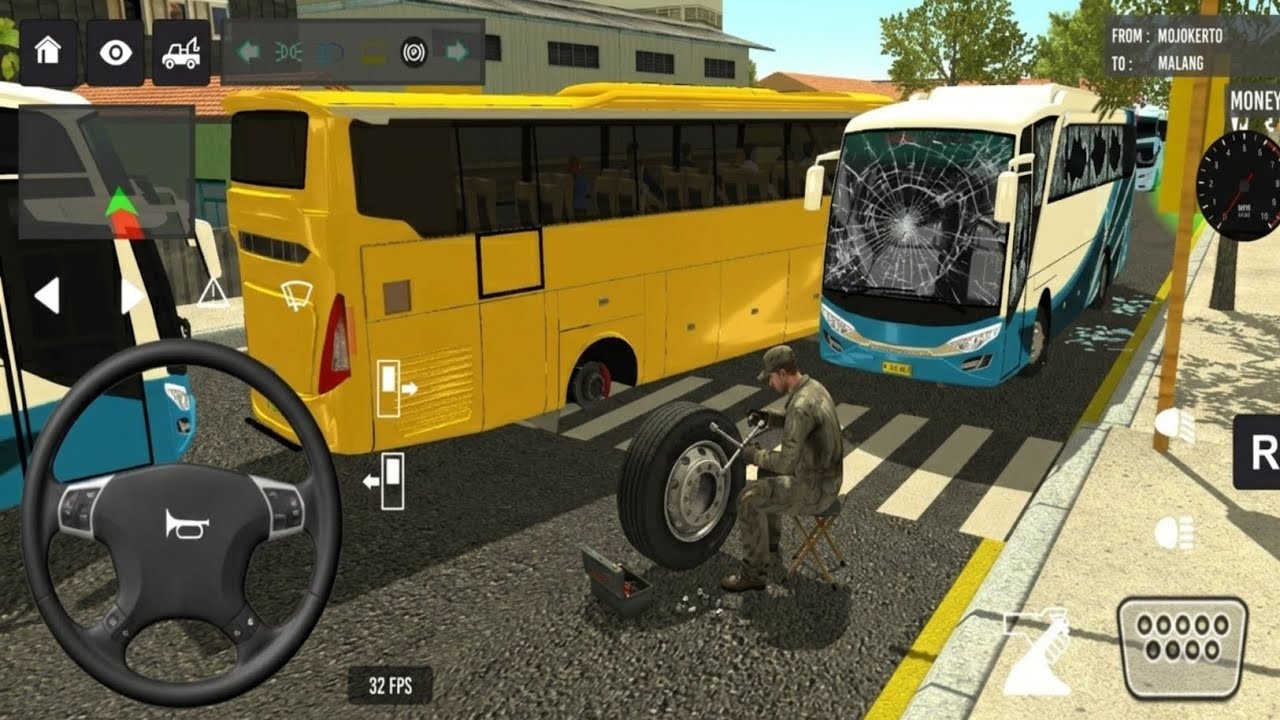 Indonesia Coach bus driving 😱💥 | Euro bus simulator 2026 Android gameplay #game 1 Part 70