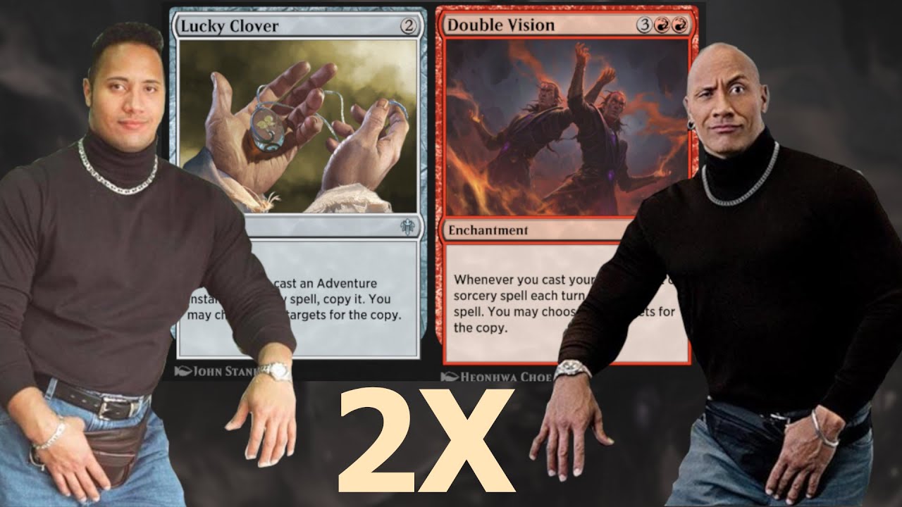 DOUBLE DOUBLE VISIONS! Double Visions Ultimatum Adventures Standard MTG Arena