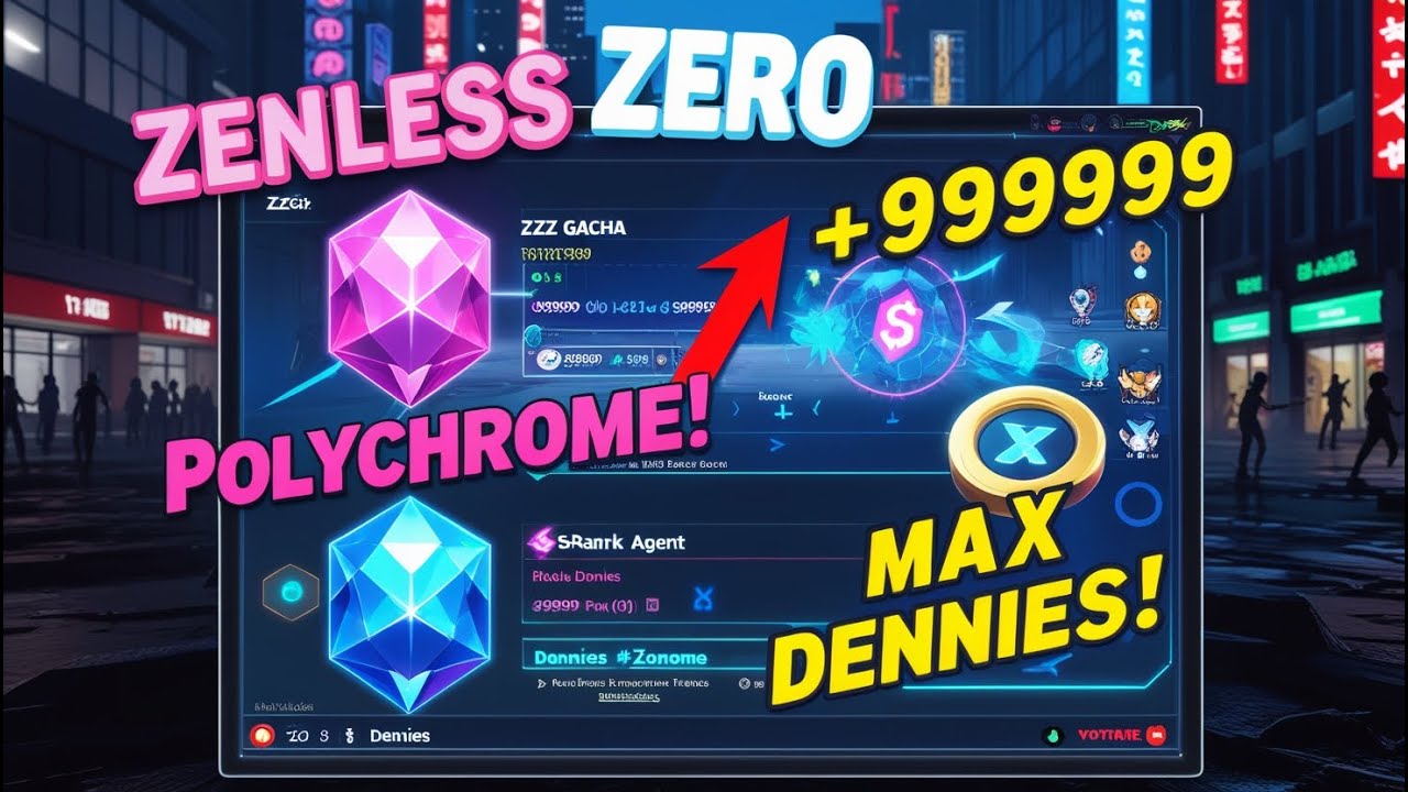 Zenless Zone Zero Hack 2025 💎 FREE Polychrome & Dennies (iOS/Android)
