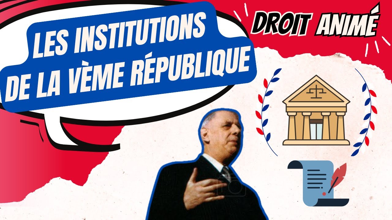 Les institutions de la Vème république | Le droit animé