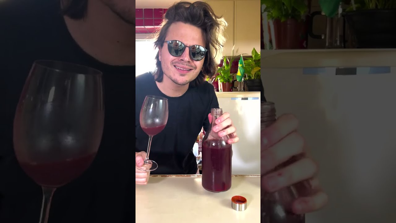 FAZENDO VINHO EM CASA - Receita de vinho de jabuticaba caseiro