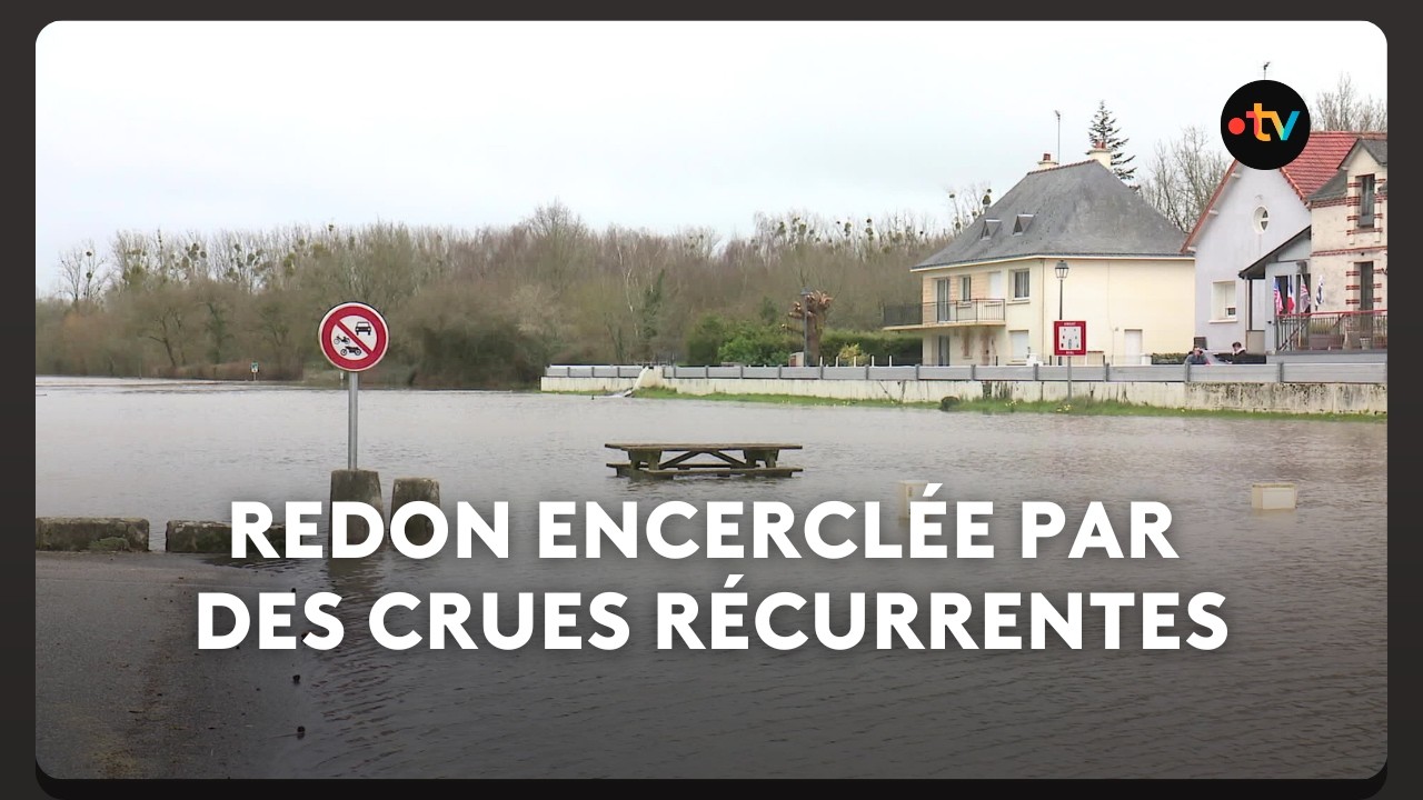 La commune de Redon est encerclée par des crues récurrentes