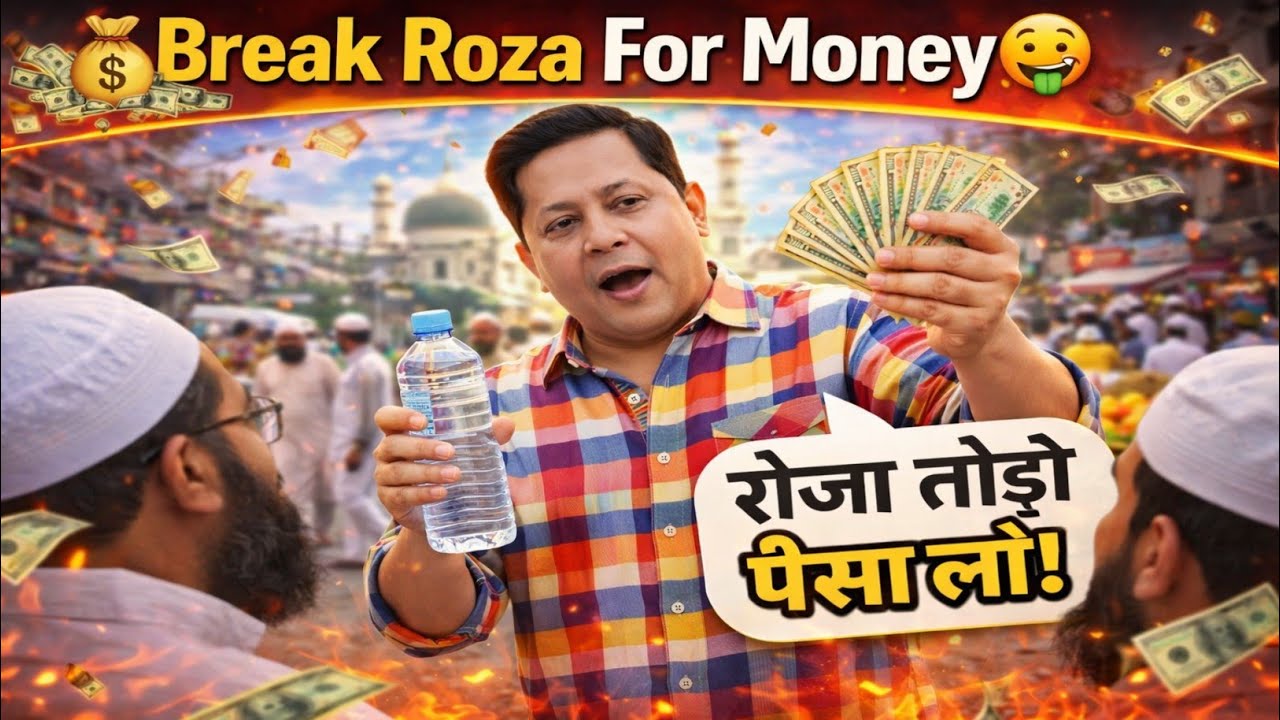 😱क्या मुस्लिम रोज़ा तोड़ेगा पैसे लेकर? | Roza Break For Money | Social Experiment India