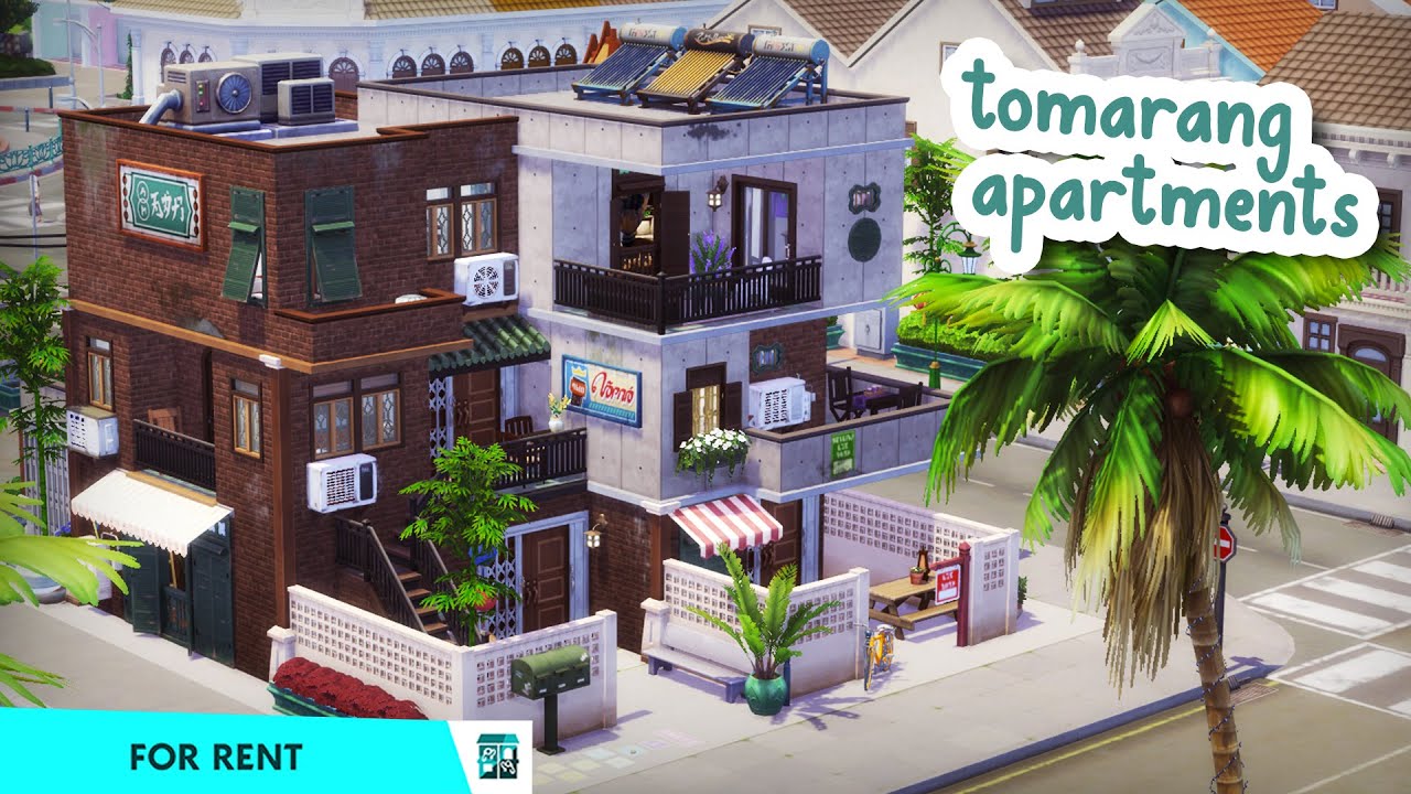 Tomarang Apartments 🌸 || The Sims 4: For Rent Speed Build || Early Access