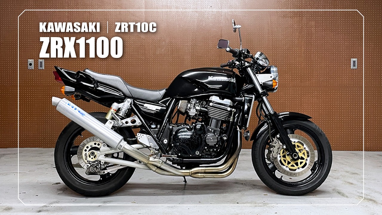 【KAWASAKI】ZRX1100｜ZRT10C｜社外エキゾーストパイプ・OVER Racing製サイレンサー装備＊その他の装備は説明に記載しています↓
