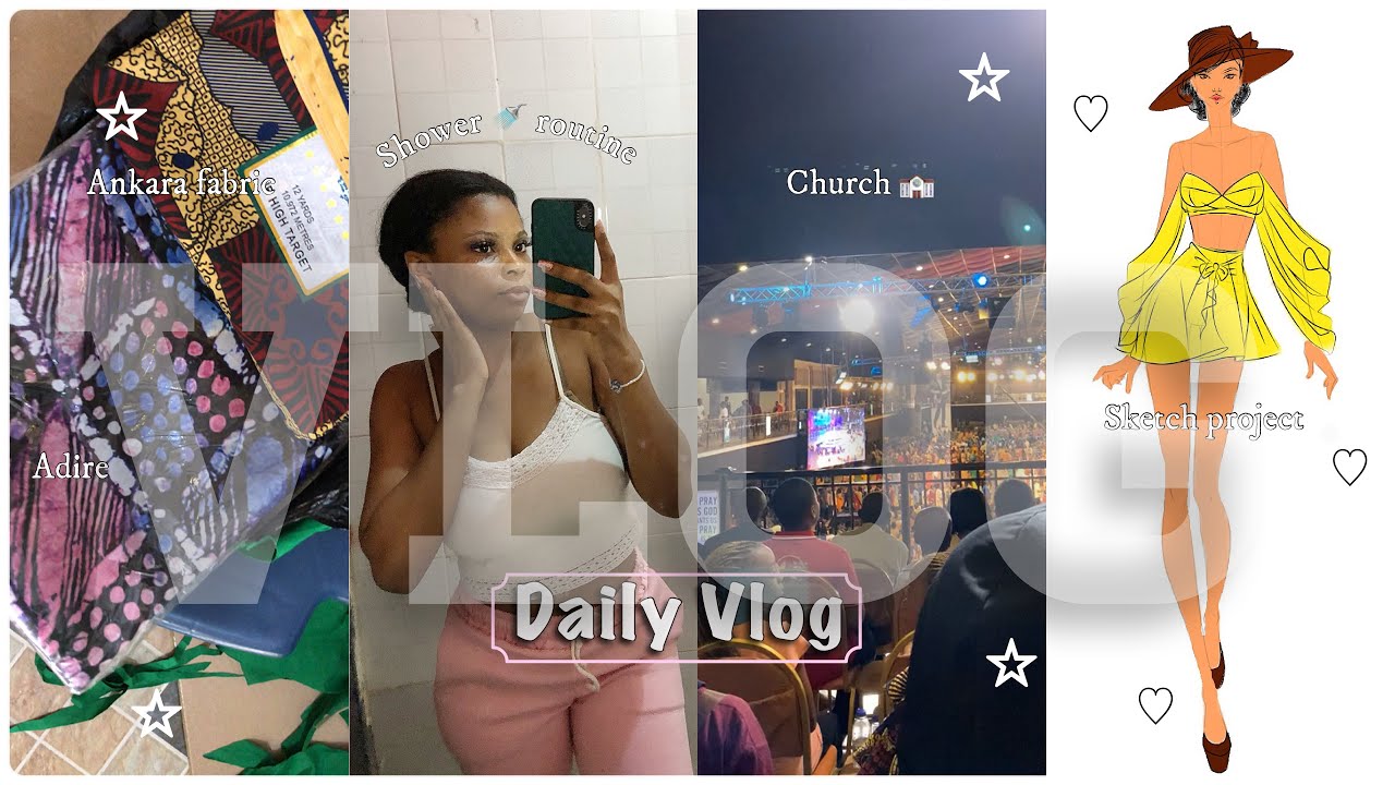 Daily vlog 🍃 Shower🚿routine |sketch with me| church ⛪️ | tailor visit