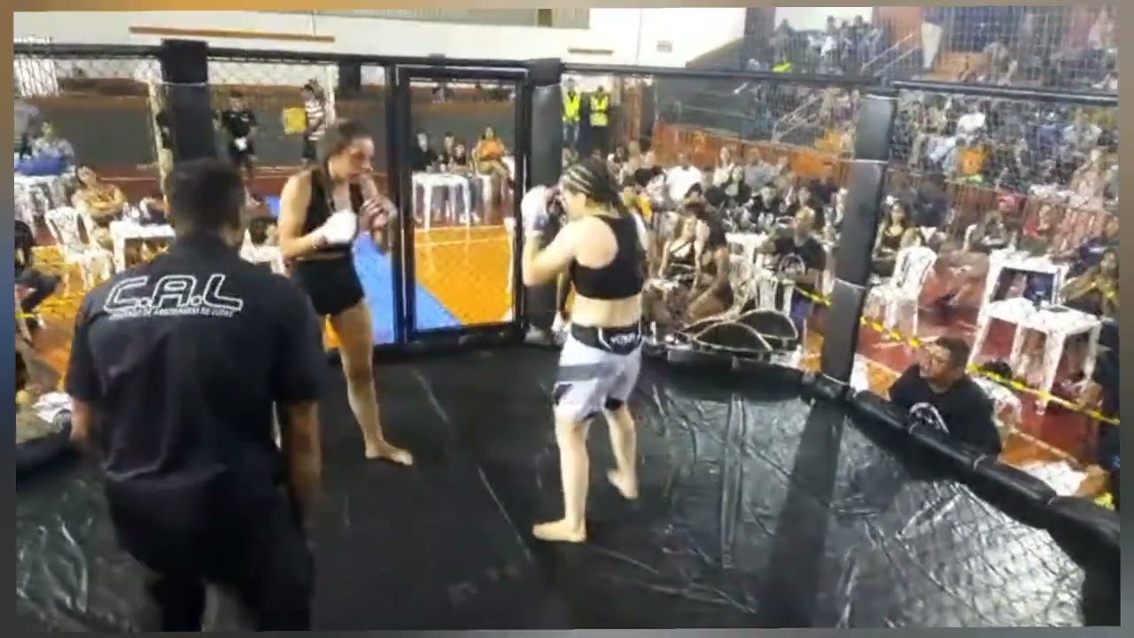 Carol foro vs Janine Nascimento mma 1 Desafio +Esportes Souza Combat MV