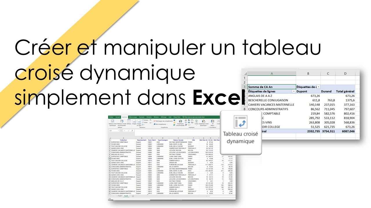 Comment créer un tableau croisé dynamique avec Excel - [2025]