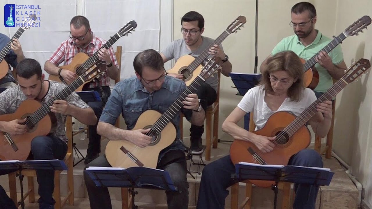 Handel - The Arrival of the Queen of Sheba (Solomon, HWV 67) - Istanbul Classical Guitar Orchestra