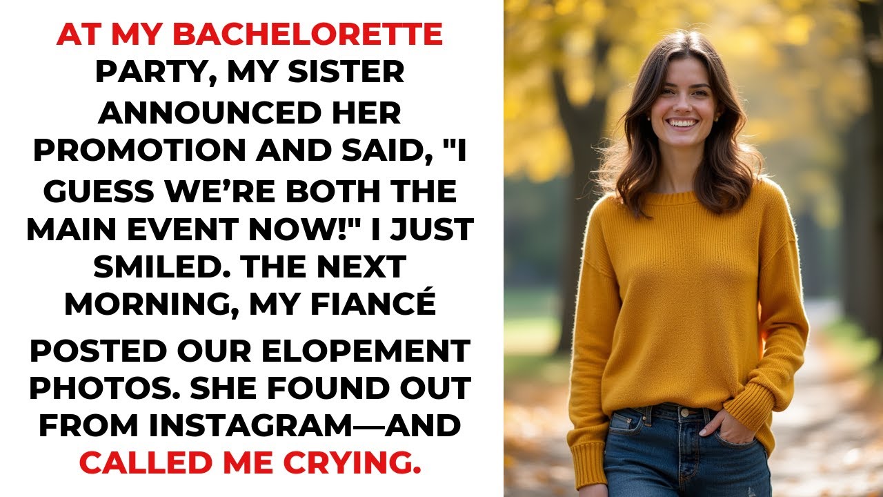 At My Bachelorette Party, My Sister Announced Her Promotion And Said, 