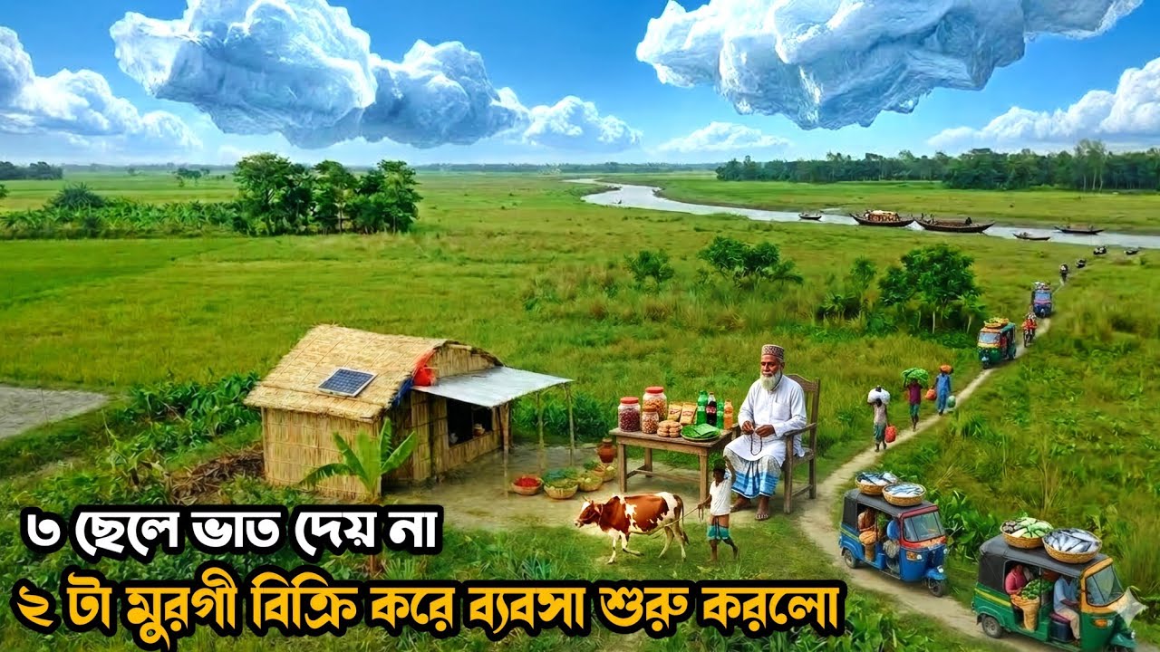 ৩ ছেলে ভাত দেয় না ২ টা মুরগী বিক্রির ৪০০ টাকায় নতুন যুদ্ধ শুরু বাবা মায়ের Documentary RealLifeStory