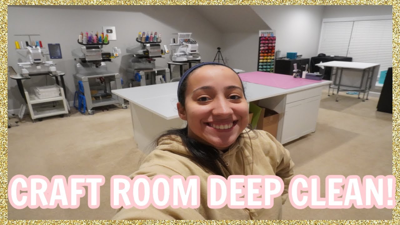 DEEP CLEAN MY CRAFT ROOM WITH ME! Extreme Clean Motivation