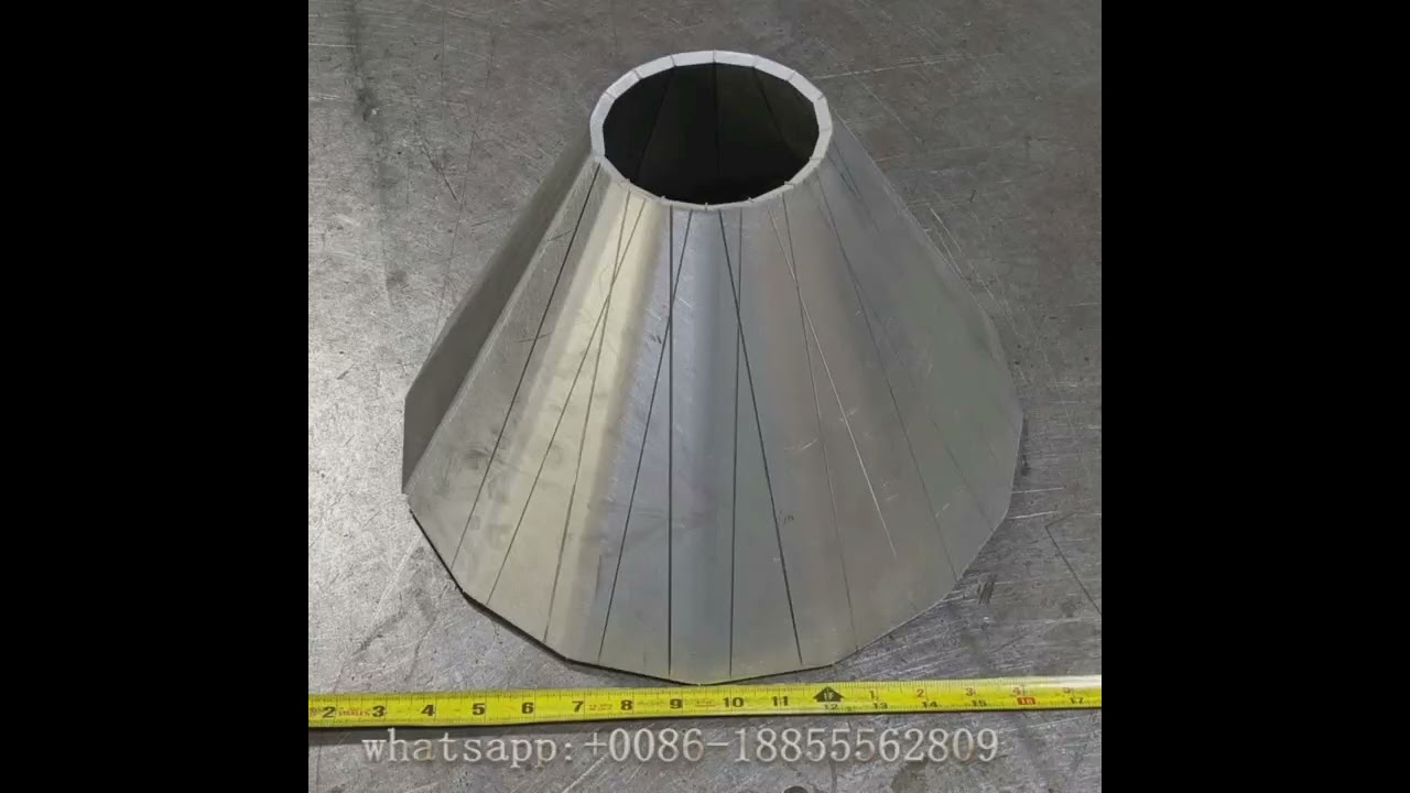 How to bending 6mm thickness cone