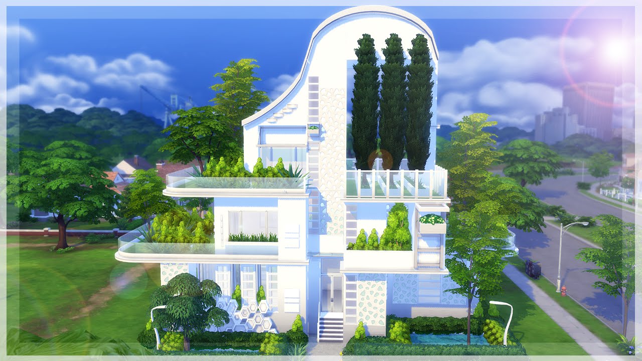 The Sims 4 Speed Build - H&C's Futuristic Dream Mansion