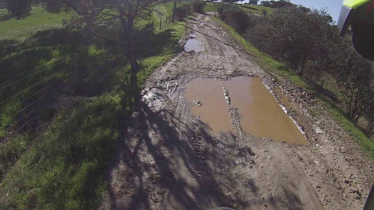Ruta KTM 1190 ADVENTURE Portugal final charco