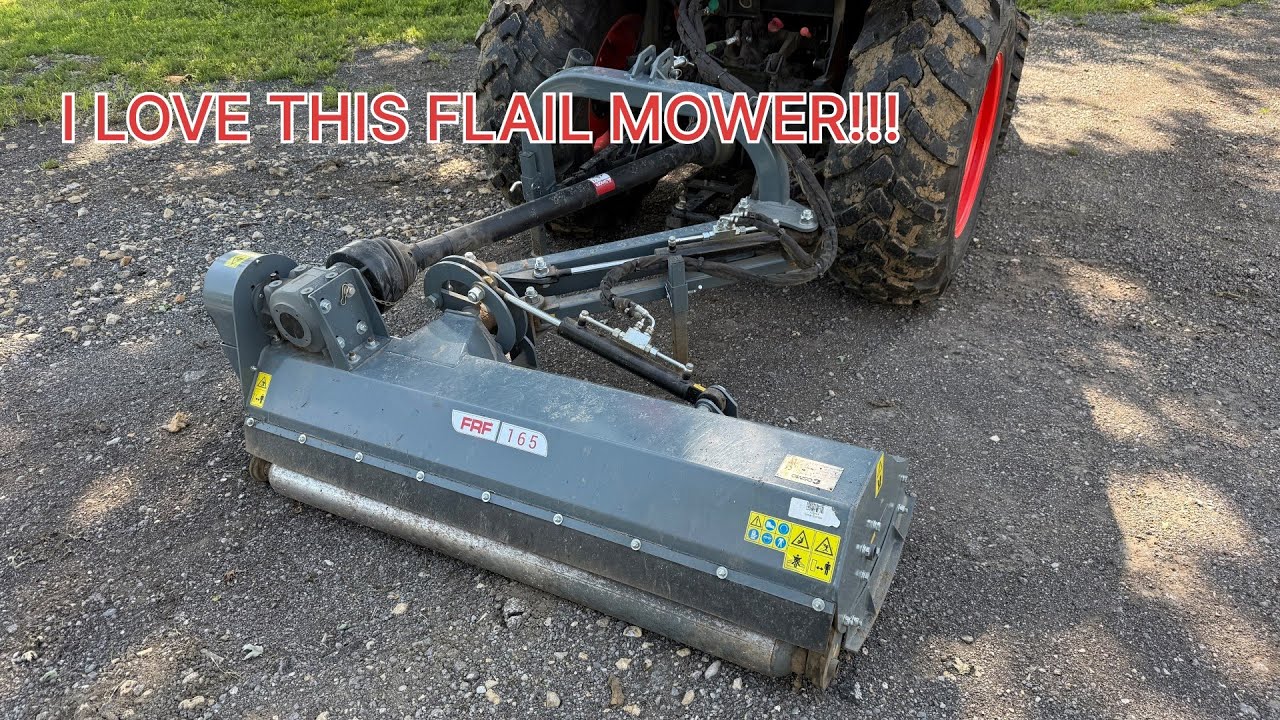 I love this IronCraft FRF 165 Flail Mower on my Kioti NS6010 tractor!!