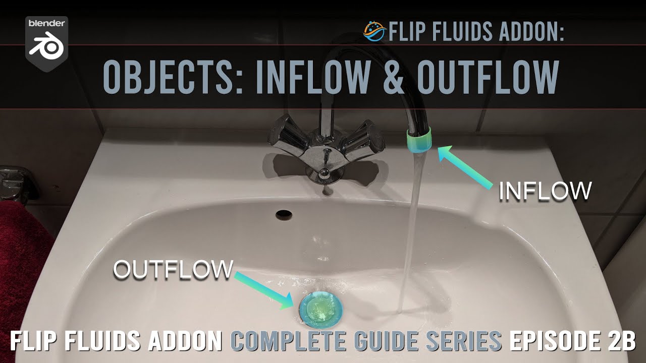 FLIP Fluids addon | Inflow & Outflow (2b)