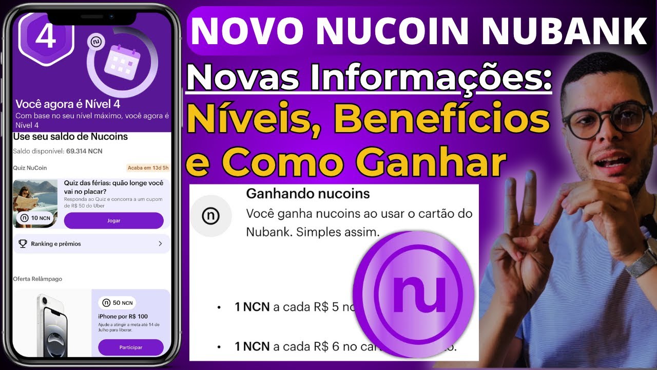 Novo NuCoin Nubank 2025 - Nucommunity Novas Informações sobre Benefícios , Cashback e Níveis
