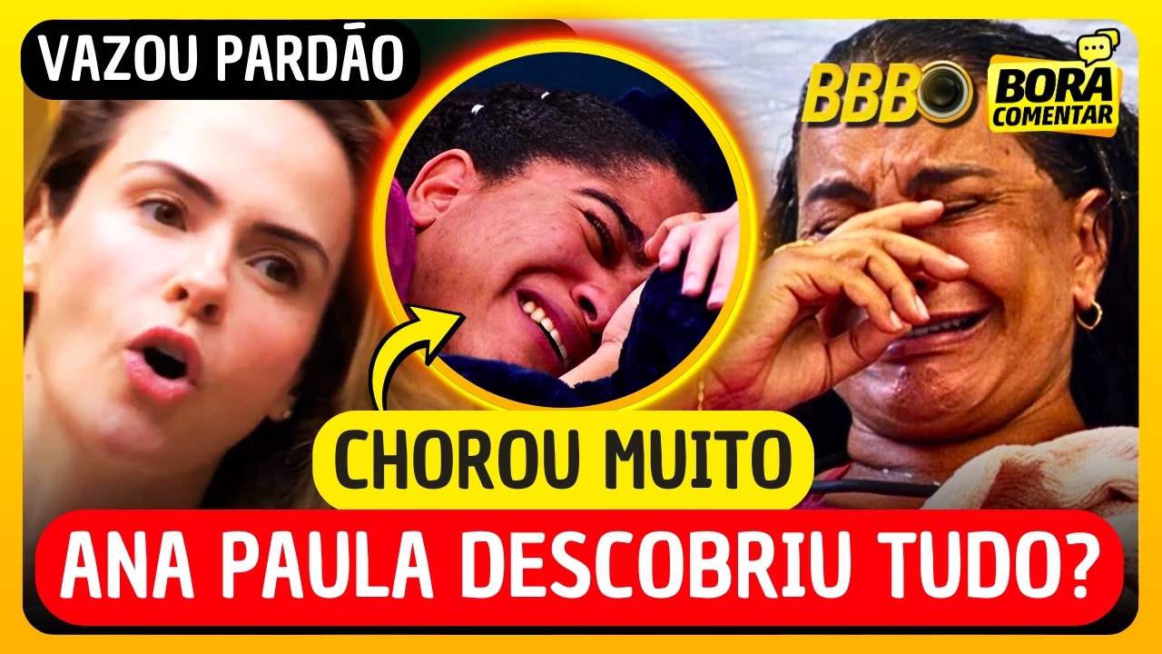 ⚠️🚨BBB26 AGORA! Ana Paula DESCOBRIU Paredão FALSO? OS DETALHES CHOCAM! 😱
