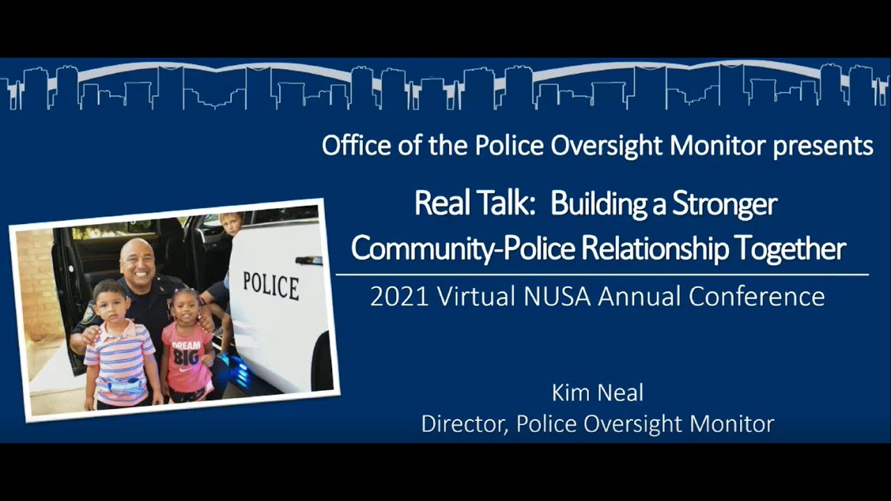 Real Talk with the Office of the Police Oversight Monitor