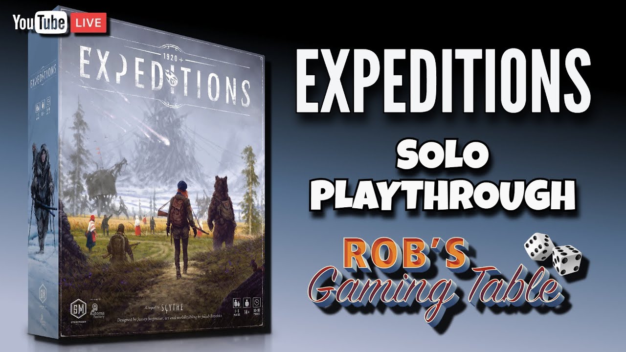 Expeditions (Scythe Sequel) Solo Playthrough