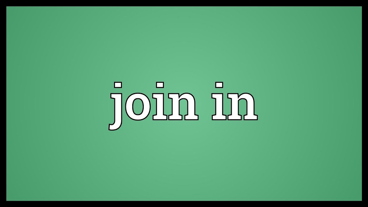 Join in Meaning
