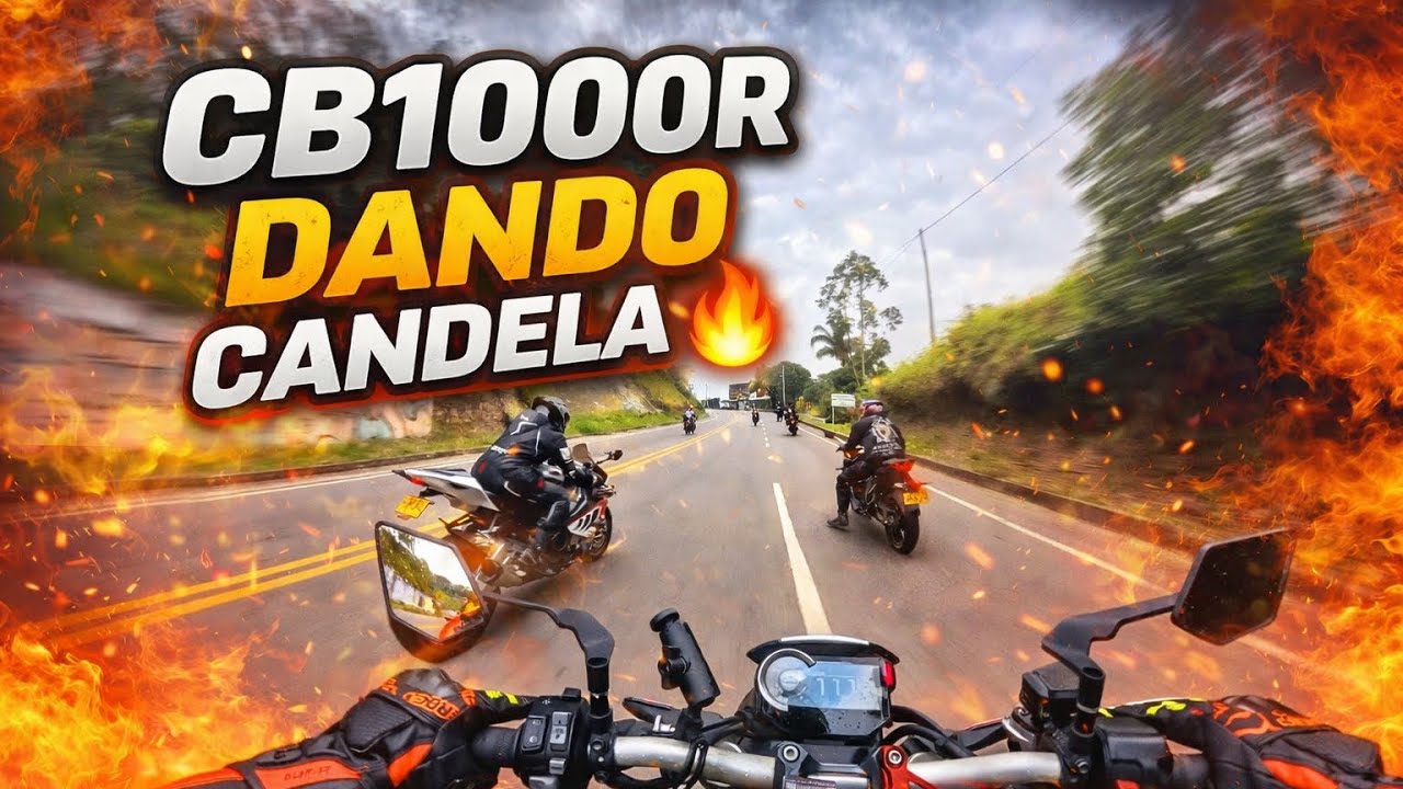 CB1000R DANDO CANDELA 🔥😈 | Rodada BRUTAL con Z900 y GSX-S8