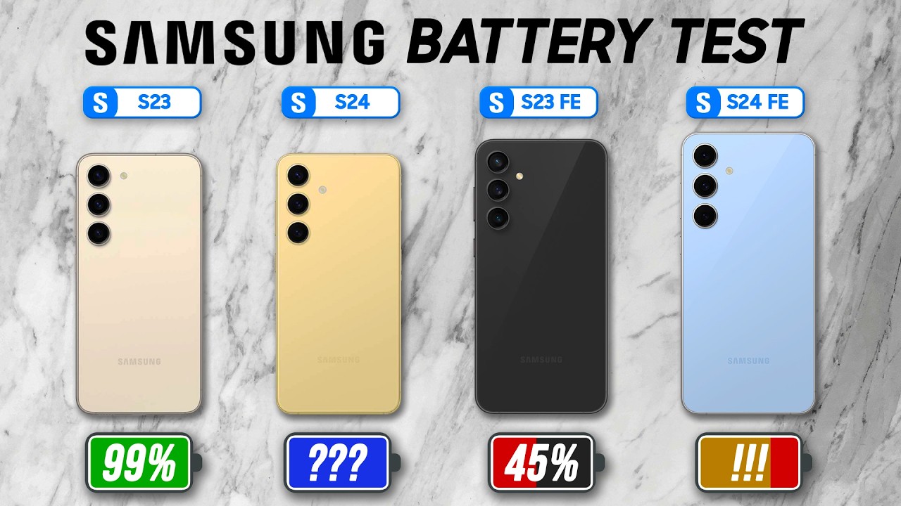Ultimate Samsung Battery Test ft. S24 FE!