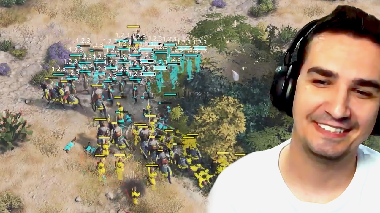 facing the GOAT AOE4 controller gamer