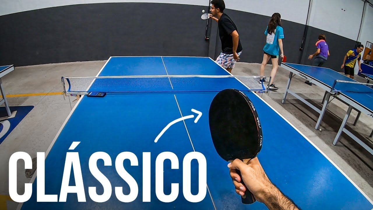 JOGANDO COM EMPUNHADURA CL&Aacute;SSICA PELA PRIMEIRA VEZ NO T&Ecirc;NIS DE MESA! (Iniciante)