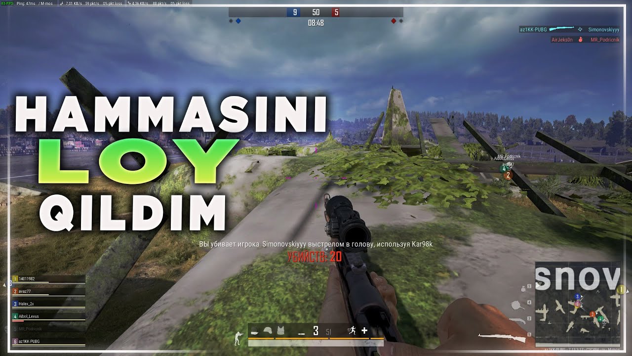 HAMMASINI LOY QILDIM | STEAM PUBG | O'ZBEKCHA LETSPLAY