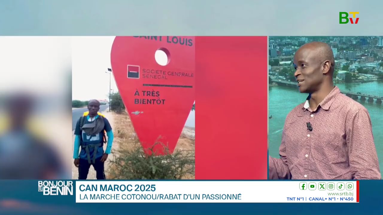 CAN Maroc 2025 : storytime de Sylvain après son incroyable marche de Cotonou à Rabat