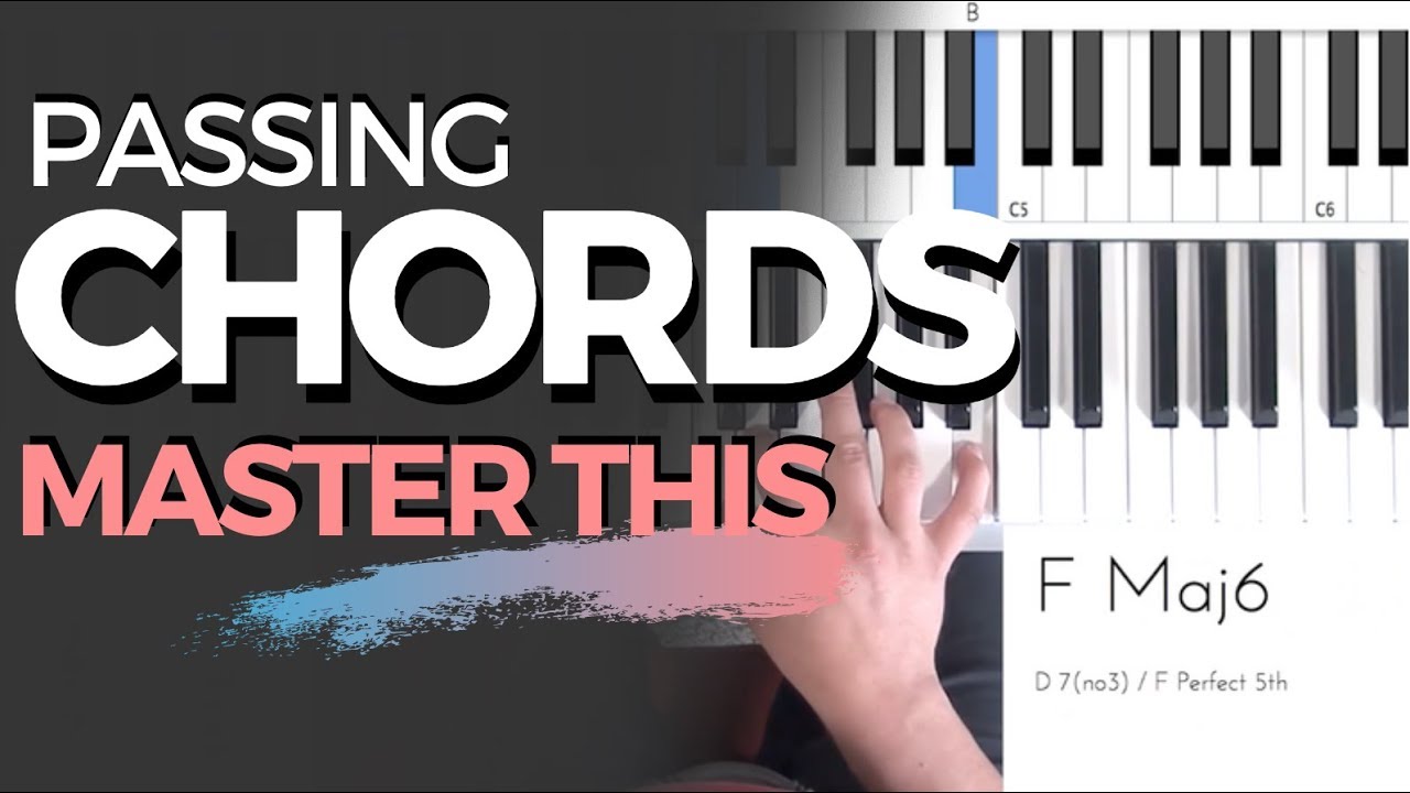 Passing Chords in Gospel Piano...master THIS and you'll be set 🔥