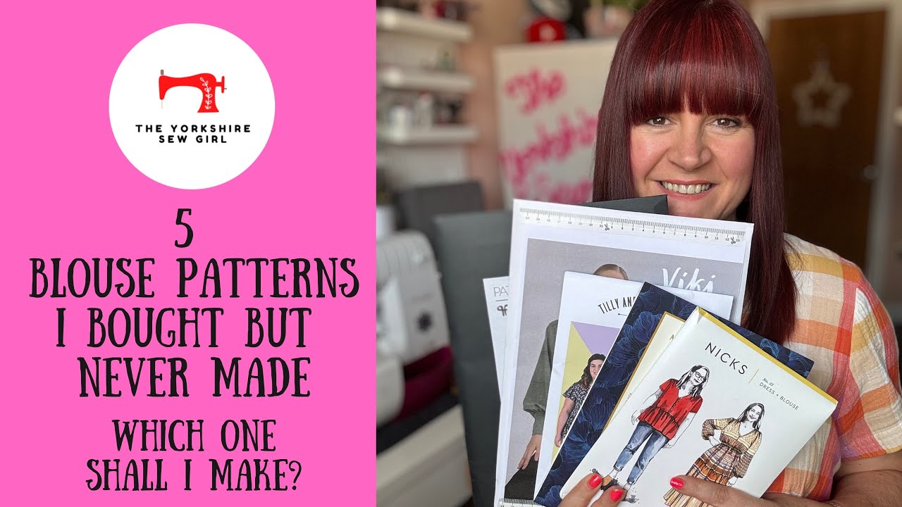 5 Blouse Patterns I Bought But Never Made / Which One Shall I Choose?