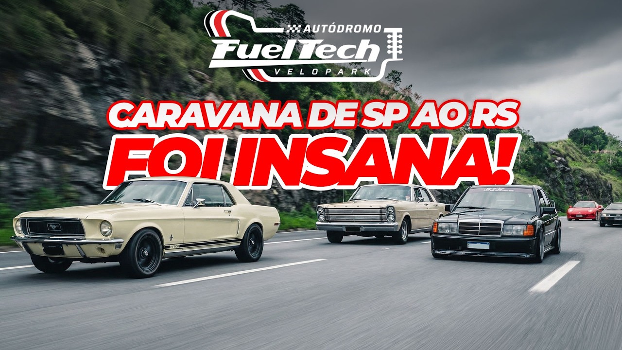 Fizemos a maior caravana da história! Mais de 1.000 carros rumo ao Autódromo FuelTech Velopark.