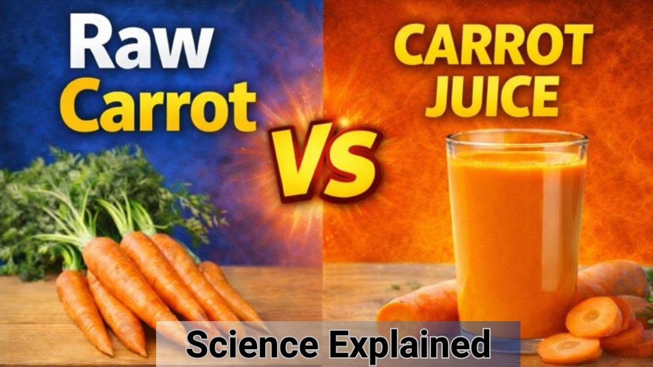 Carrot Juice vs Raw Carrots: Which Is Better for Health?