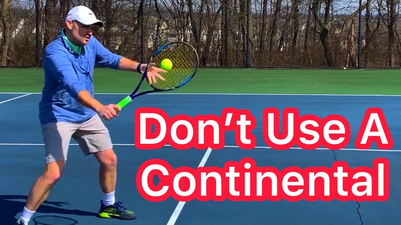 Stop Using A Continental Grip When Hitting Volleys (Tennis Technique Explained)