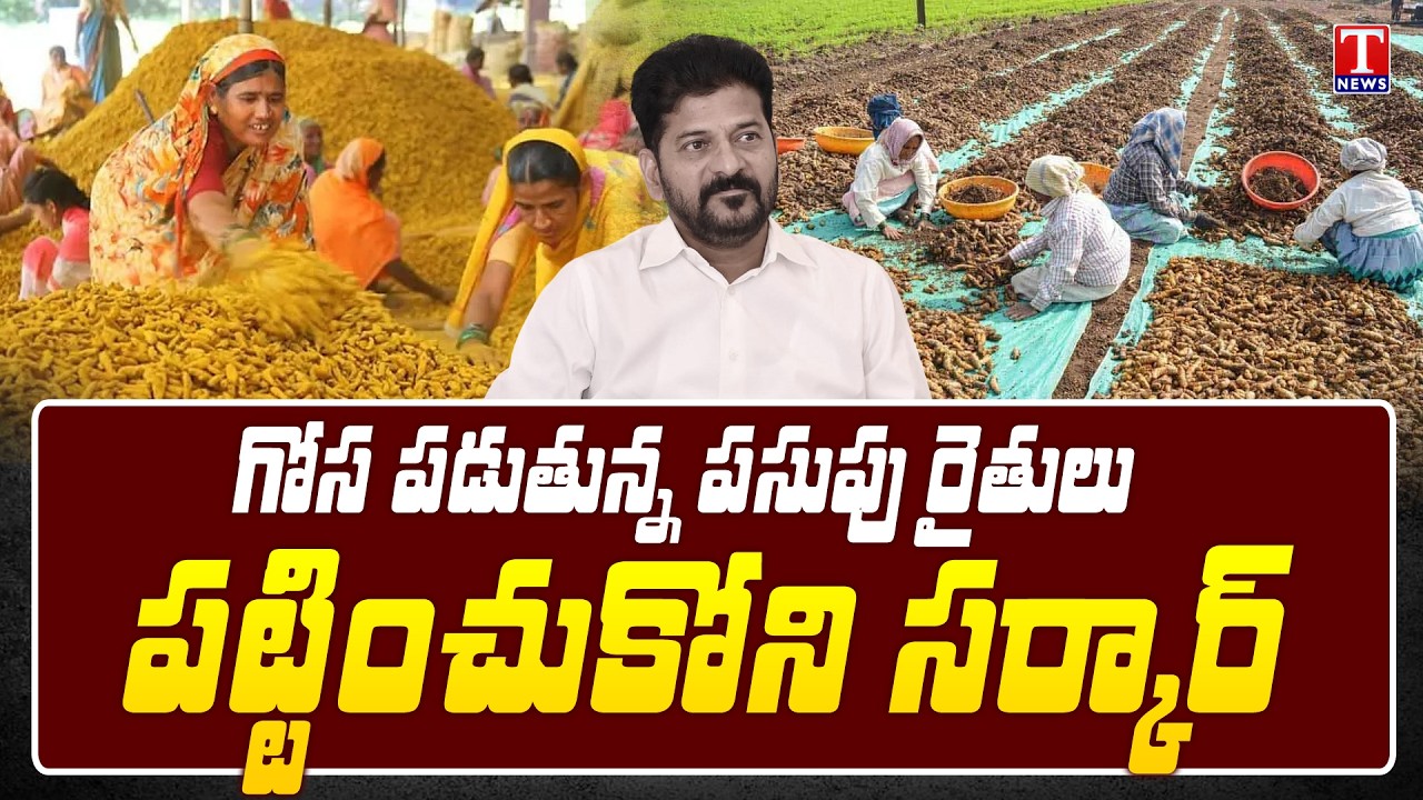 Special Report on Nizamabad Turmeric Farmers Facing Problems Under Congress & Bjp Rule | T News