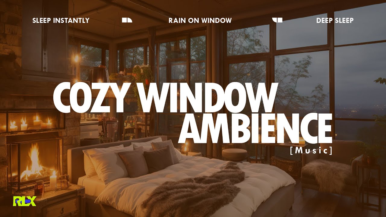 RLX -window cabin ambience | Sleep Instantly | Penghantar Tidur | Melatonin Release | Relax & Sleep