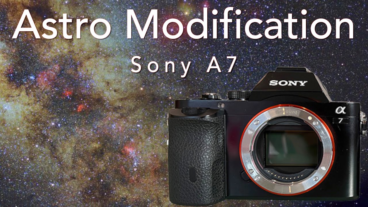 Модификация Sony A7 Astro — сравнение изображений — день и ночь — до и после