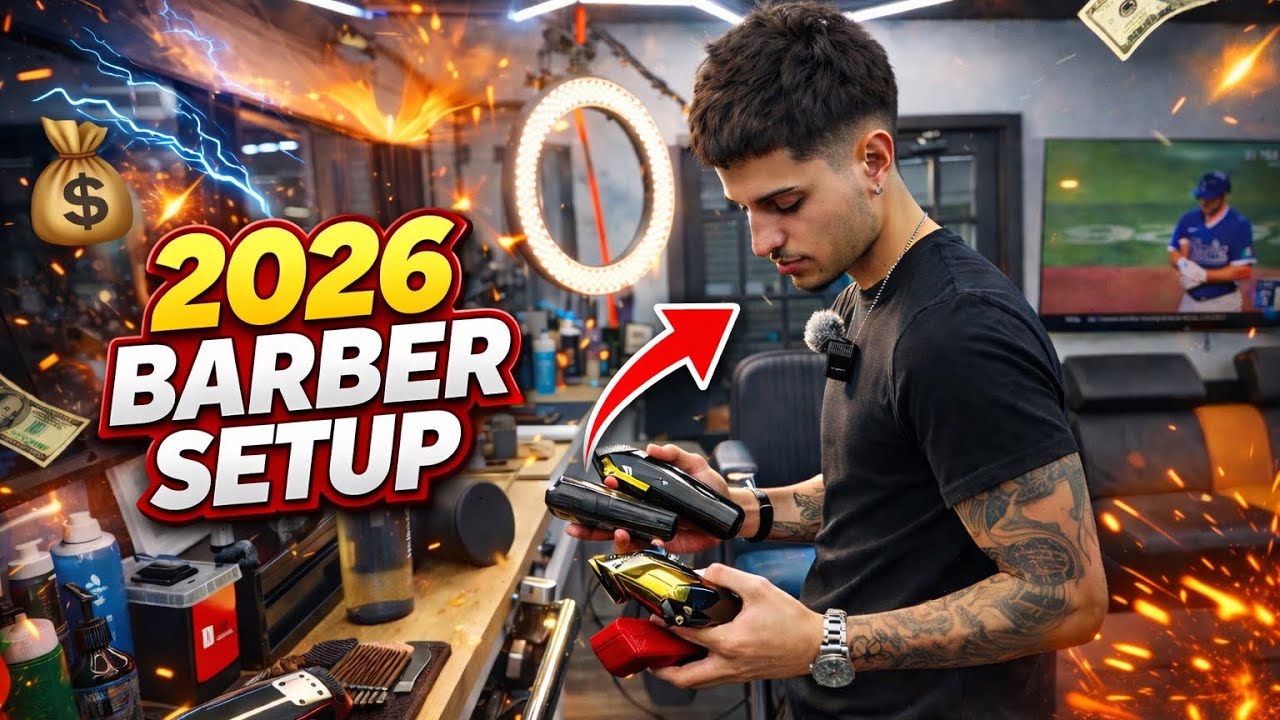 2026 Barber Setup Tour! (Everything you Need in Your Barber Setup)💈 