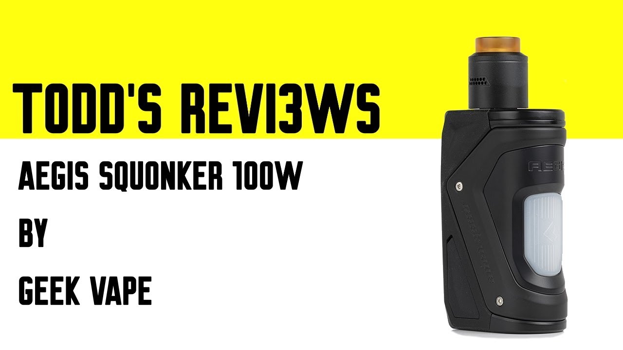 AEGIS 100W Squonker Kit by Geek Vape