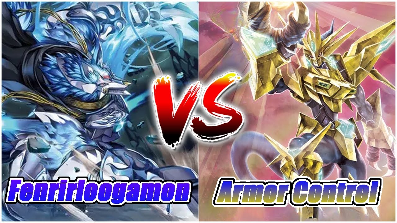 DIGIMON TCG! EX - 5 Locals Gameplay: Fenriloogamon Vs Armor Control!