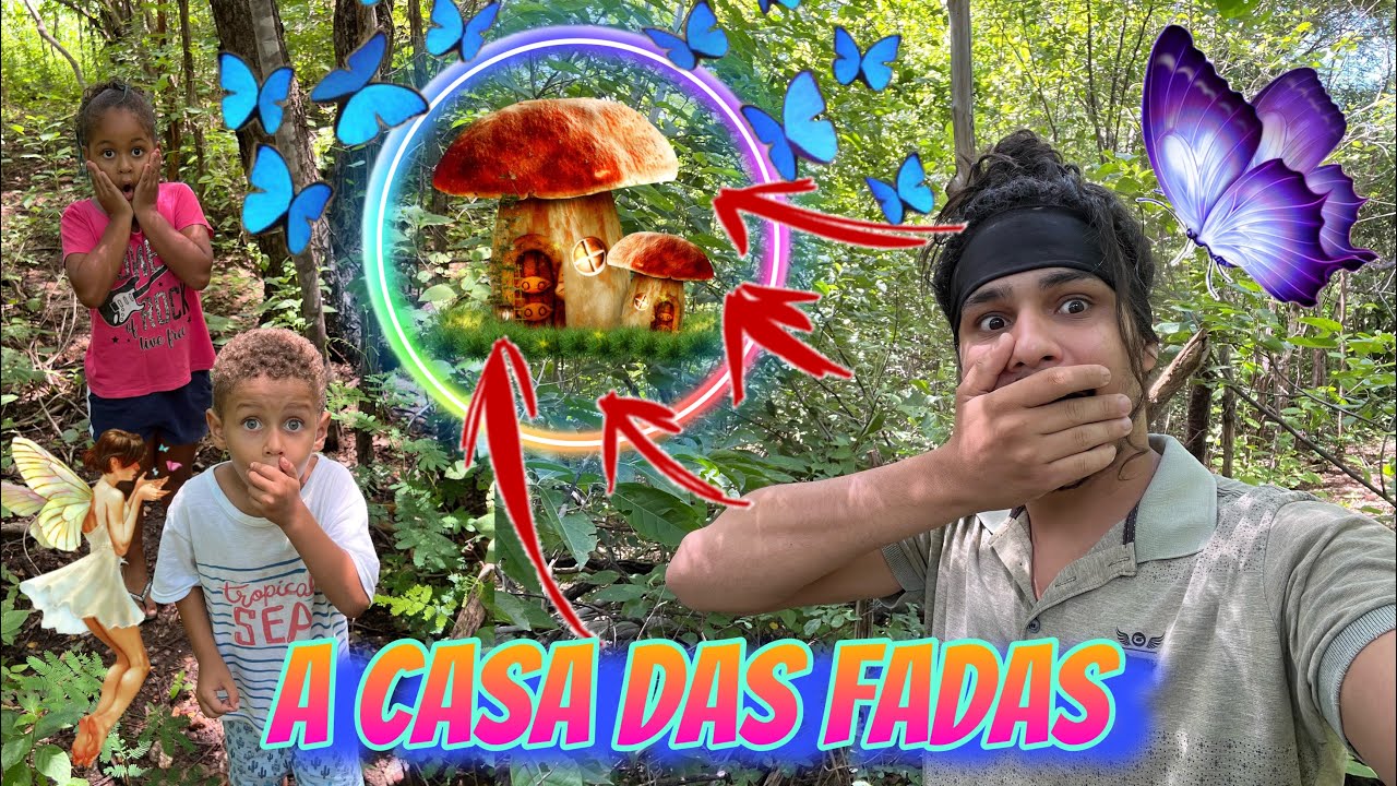 ENCONTRAMOS A CASA DAS FADAS NA FLORESTA ENCANTADA 😱