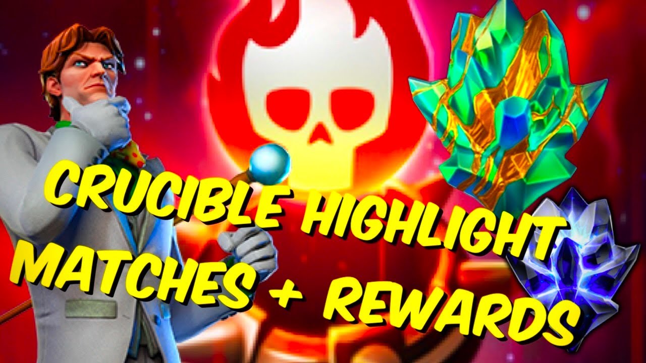 My 100% Crucible Highlights And Rewards Opening!