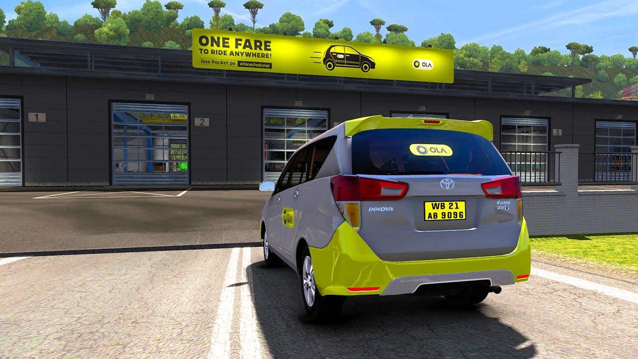 OLA Cab | Toyota Innova Crysta | ETS2 Car Mod | Car Breakdown