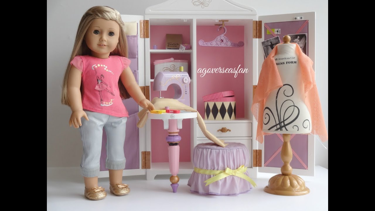 Opening American Girl Isabelle Sewing And Craft Studio
