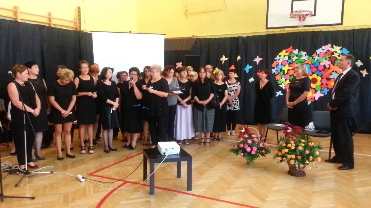 PG1 Zduńska Wola - pożegnanie dyrektora