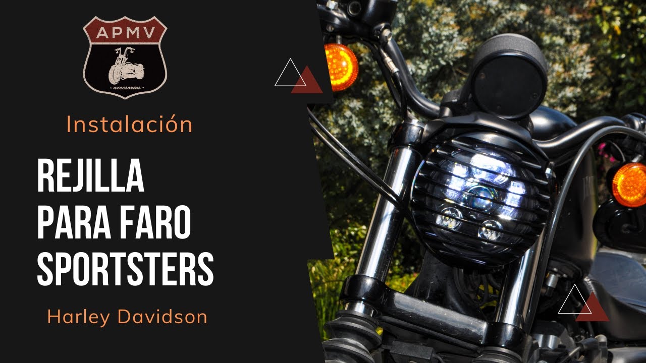 Instalación de Rejilla para Faro de Harley Davidson Sportster